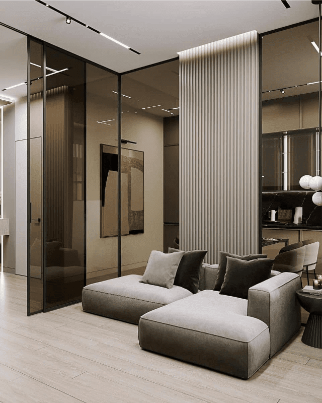 modern Bungalow House Design in bangsar Houz Designer Sofa-Orpa