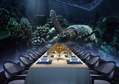 immersive mapping for restaurant