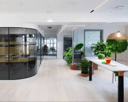 modern office cozy design